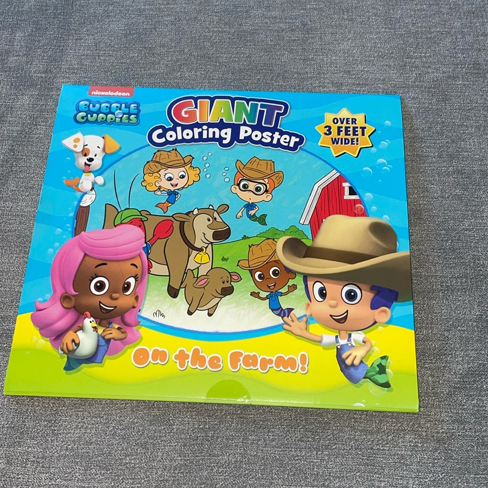 Nickelodeon Bubble Guppies Giant Coloring Poster